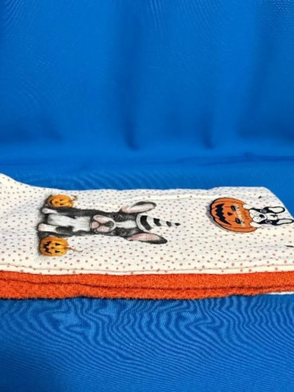 NWT & HTF ~ 3 PACK ADORABLE FRENCH BULLDOG FRENCHIE TOWELS FALL / HALLOWEEN